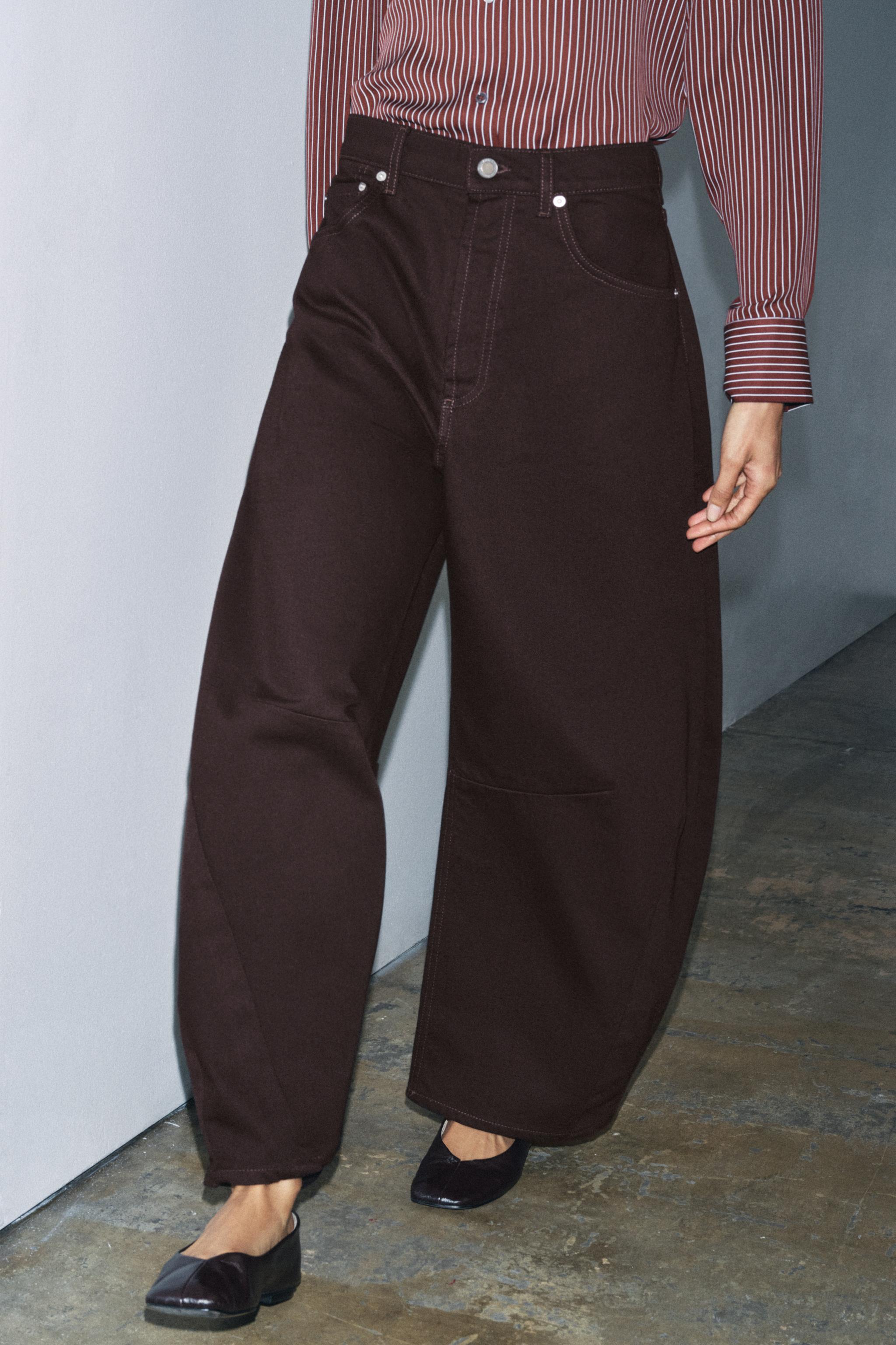 ZW COLLECTION MID-RISE BALLOON JEANS